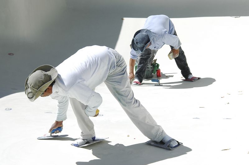 Pool Coping Installation